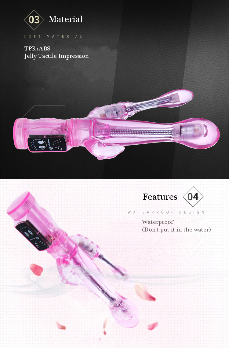 Double-Head 6 Modes Bendable G-Spot Vibrator