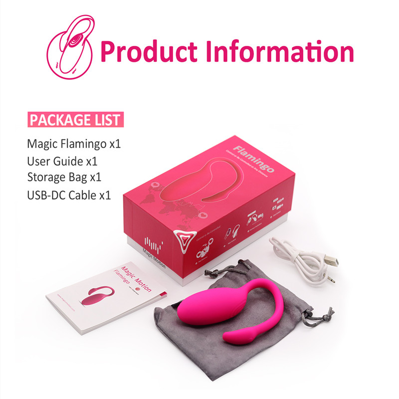 Magic Motion Smart APP Bluetooth Vibrator Kegel Master Ball Remote Control Flamingo Clitoris G-spot Stimulator Vagina Massager