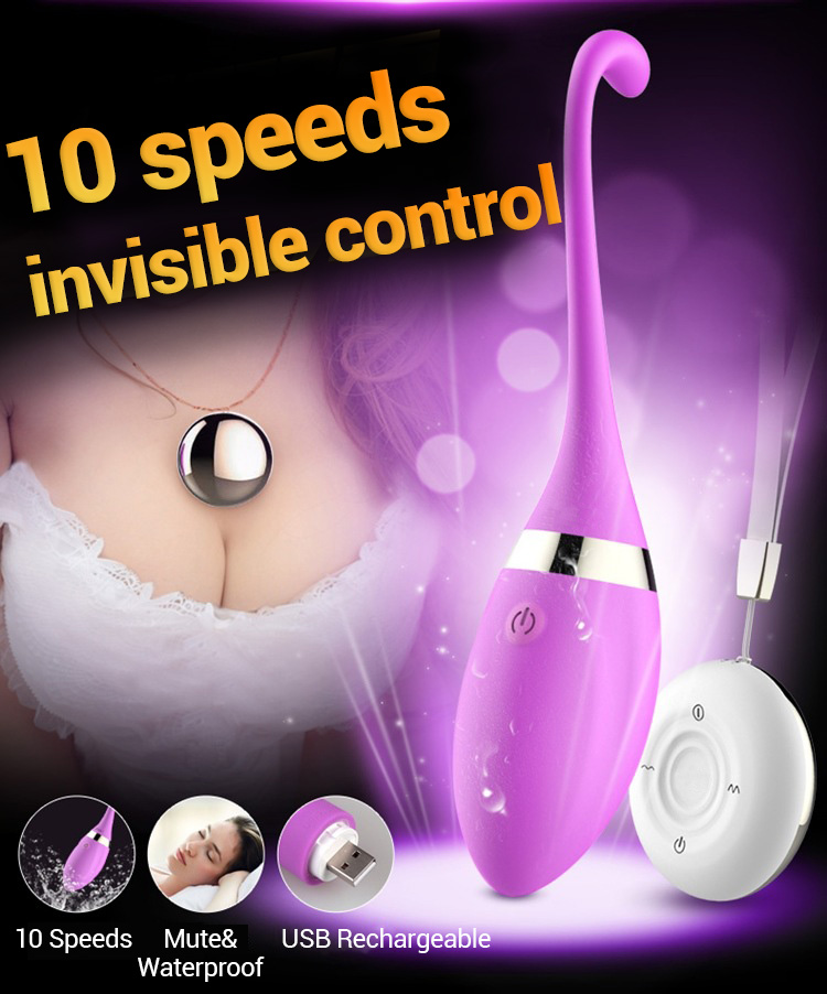 Leten Swan Silicone Egg Remote Control Vibrator