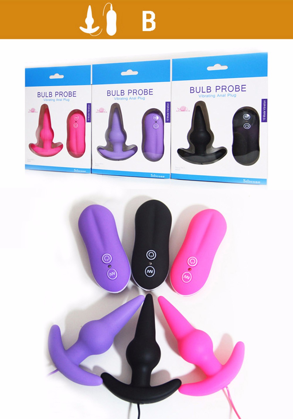 Aphrodisia Beads Style 10 Modes Vibrating Anal Plug