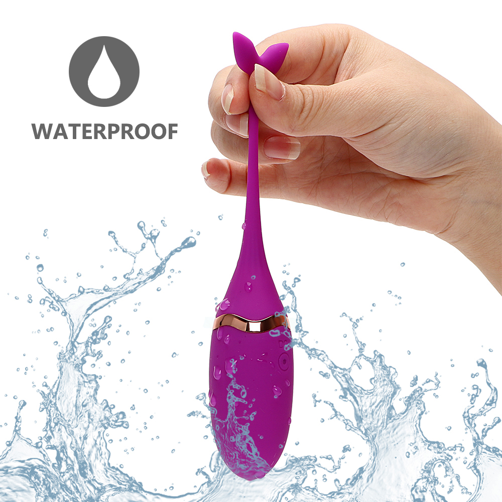 Swimming Pollywog Rechargeable Love Egg Remote Control Vibrator Totally Waterproof