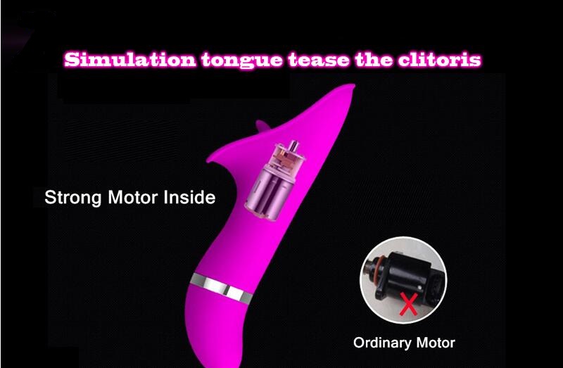 Clit Massage Wireless Clitoral Vibrator Tongue and Oral Sucking Sex Toys Adult Games