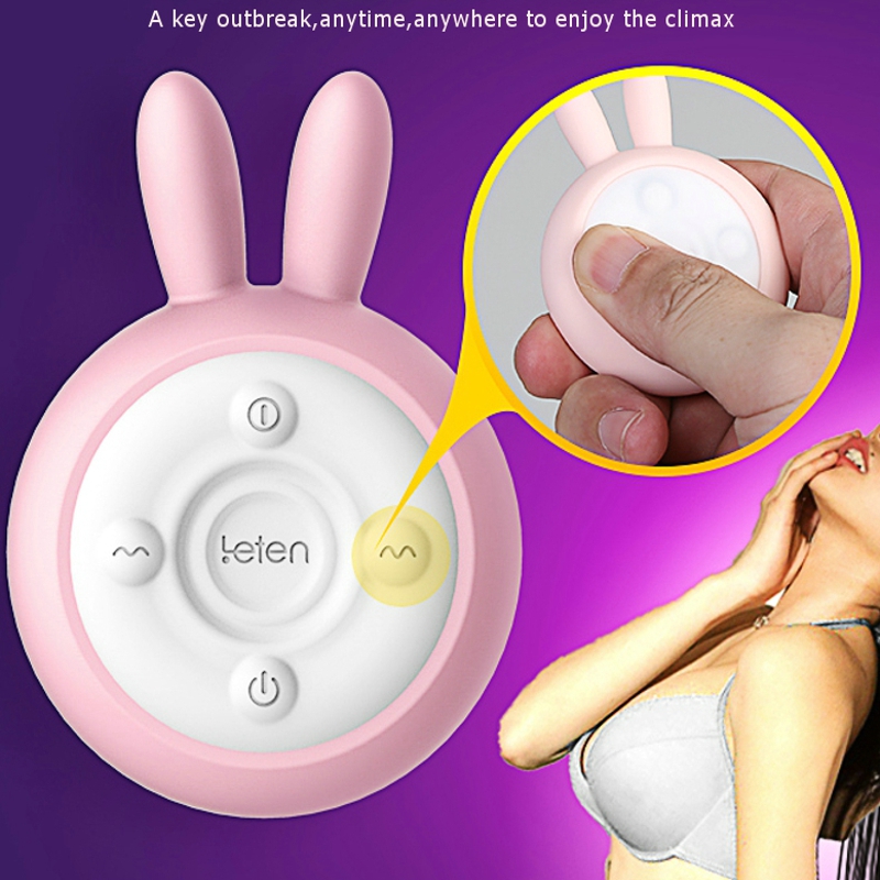 Leten Heating Wearable Rabbit Remote Control Vibrator Female Invisible Masturbation