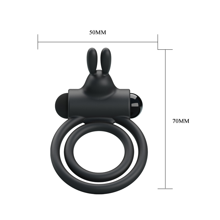 Pretty Love Penis Rings Delay Rings For Male Sex Products For Men Cock Rings Silicone rabbit Ring Vibration Clitoris stimulato