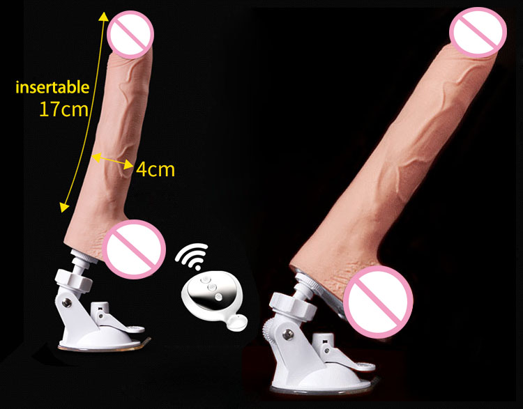 Wireless remote control telescopic dildo vibrator usb charging heated dildos for women soft dildo big realistic penis large dick