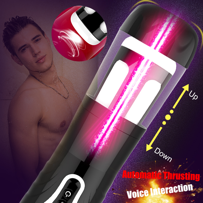 YEAIN Automatic Thrusting 4D Male Masturbator Sex Toys Moaning