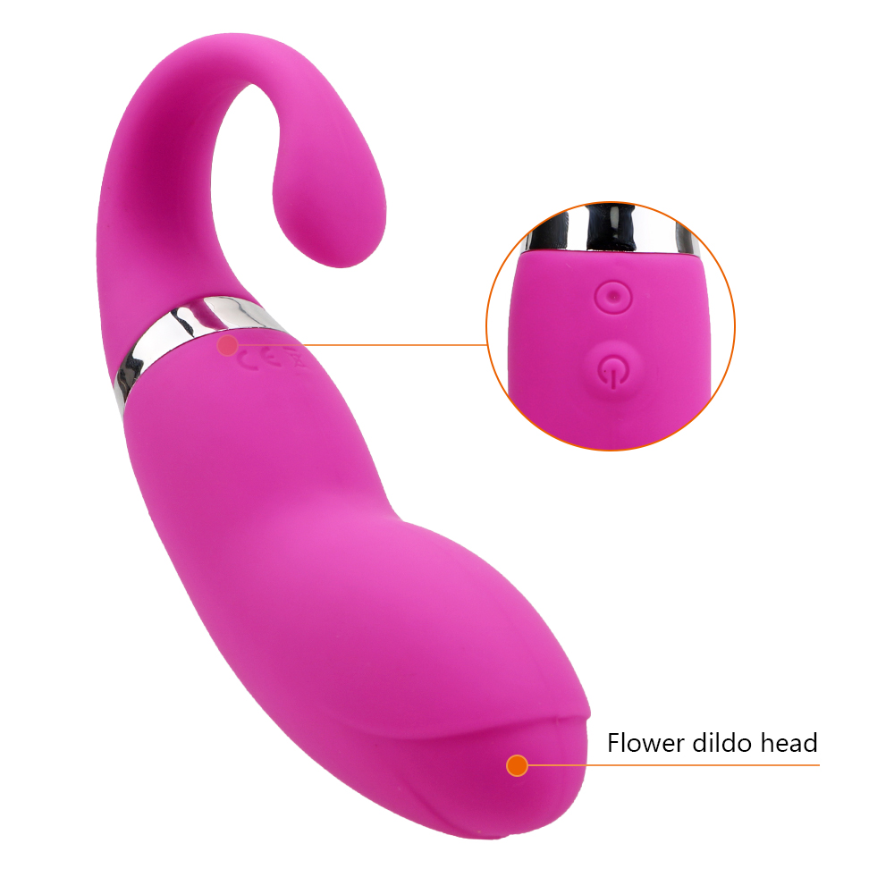 10 Modes Stimulation USB Charge G Spot Vibrator - Pink