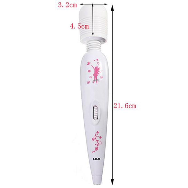 Rotating Head USB Charging Magic AV Wand Clit Vibrator