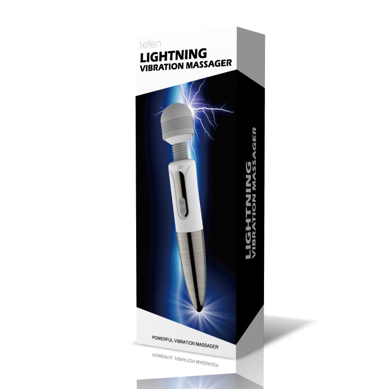 Leten Lightning Huge Head Clit Vibrators Magic AV Powerful Massagers Rechargeable