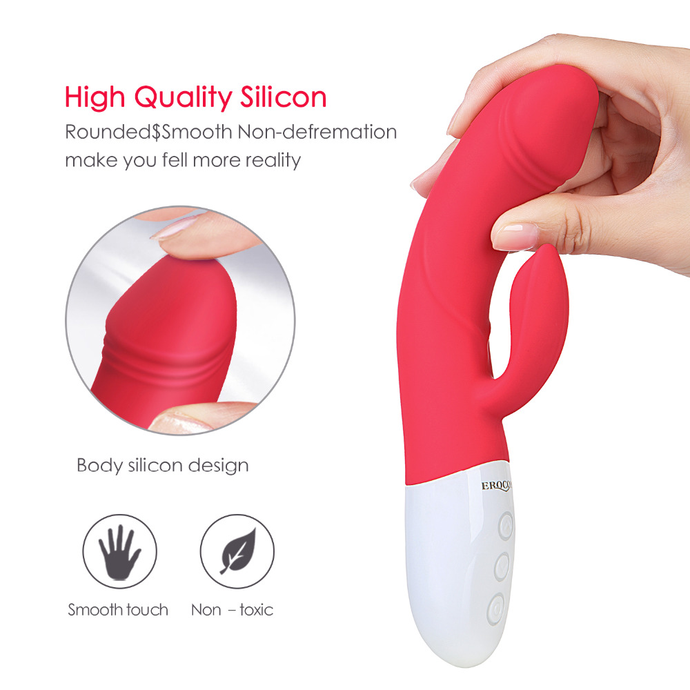 Powerful Dildo Vibrator Massager Sex Toys for Women Masturbation 8*8 Multi-speed Heating AV Magic Wand Sexo Shop for Adult