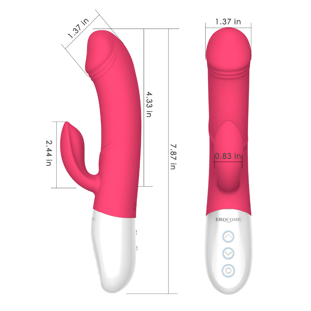 Powerful Dildo Vibrator Massager Sex Toys for Women Masturbation 8*8 Multi-speed Heating AV Magic Wand Sexo Shop for Adult