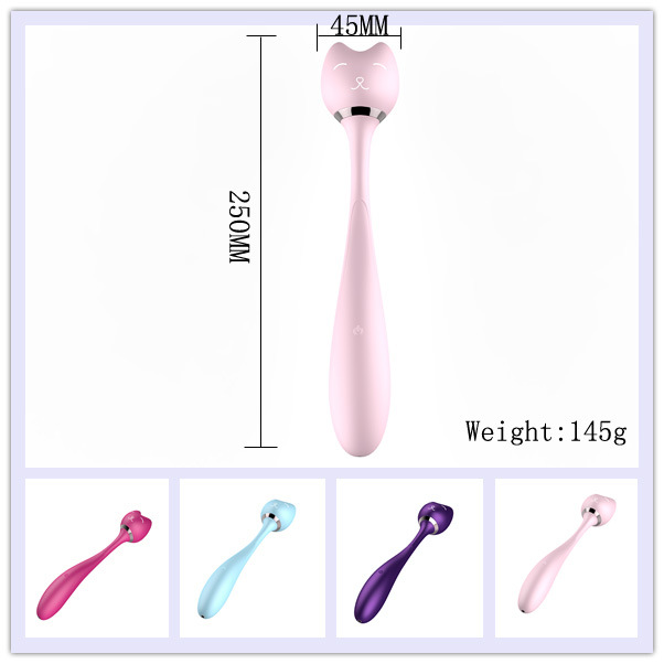 9 Frequency Cute Cat Dual Clit G-Spot Vibrator