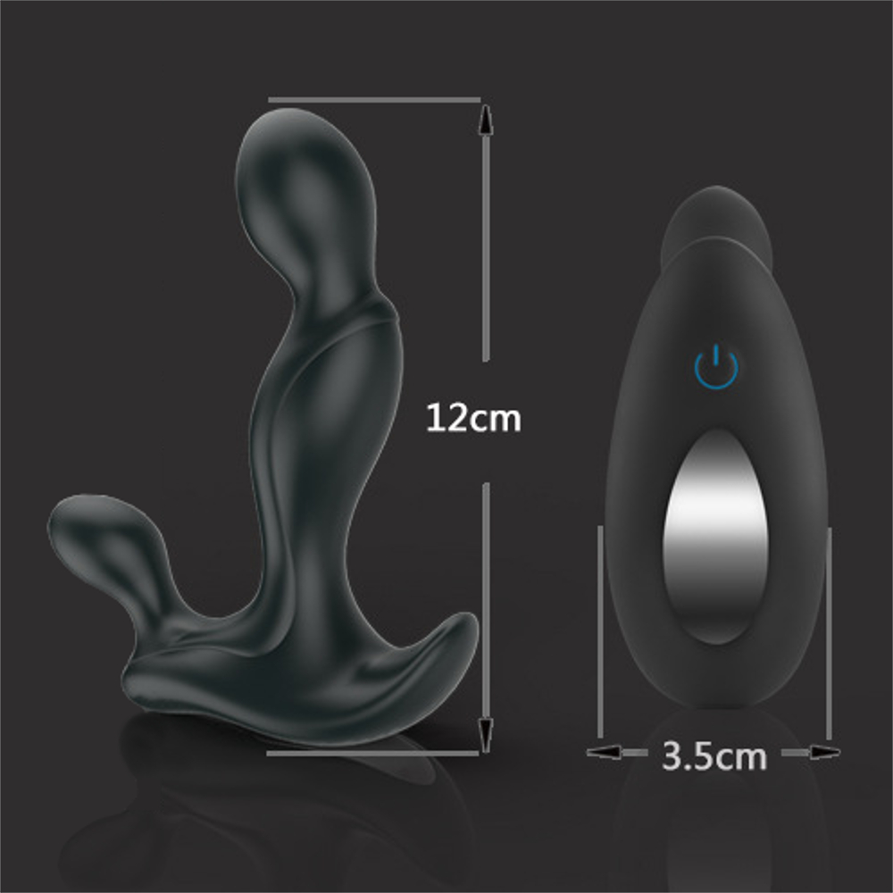 Silicone Rechargeable Prostate Massager Perineum Stimulation Ergonomic Design