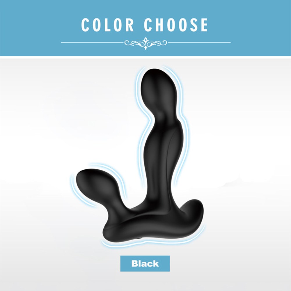 Silicone Rechargeable Prostate Massager Perineum Stimulation Ergonomic Design