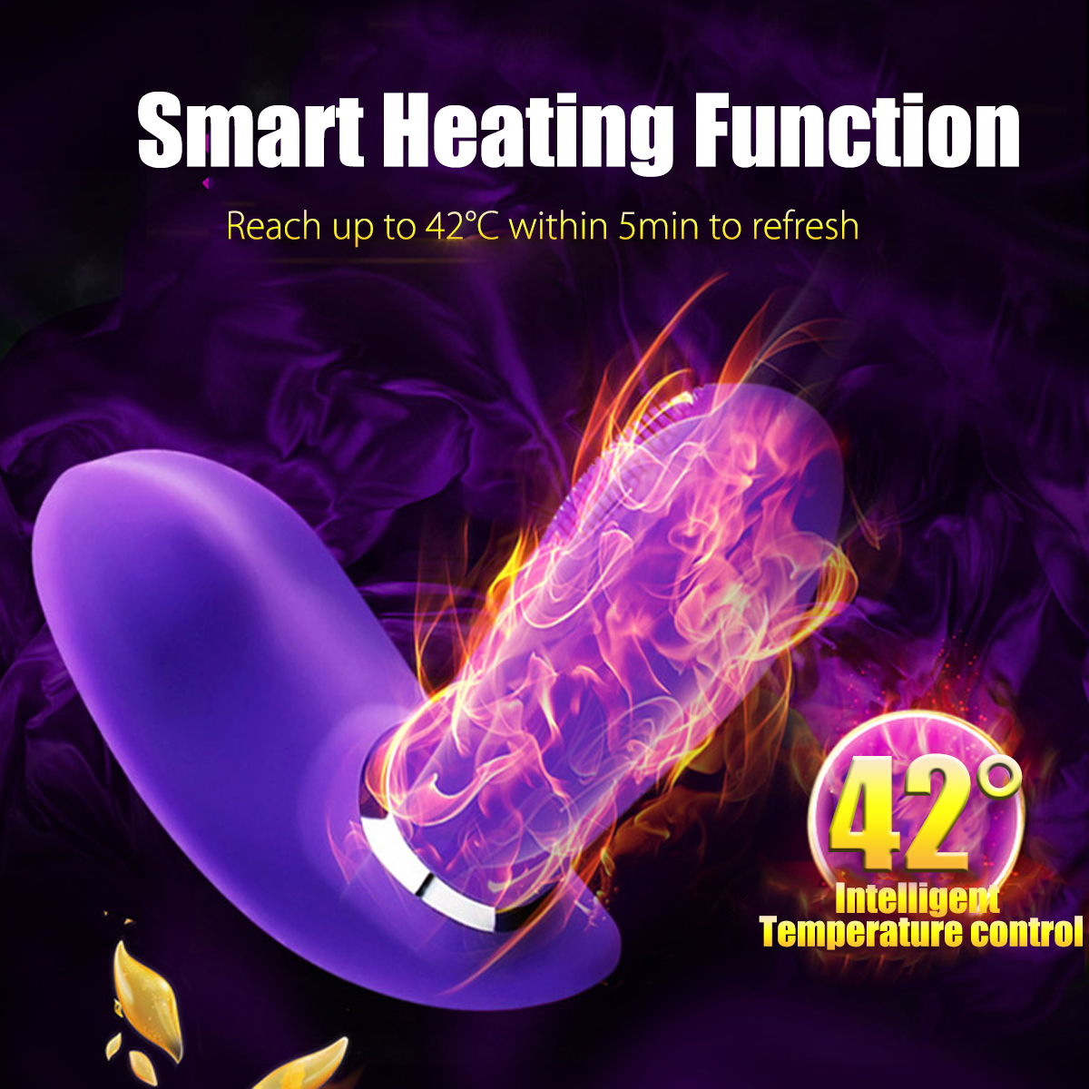 Heating Wearable Wireless Remote Control Vibrator Dotted G-Spot And Clit Stimulation