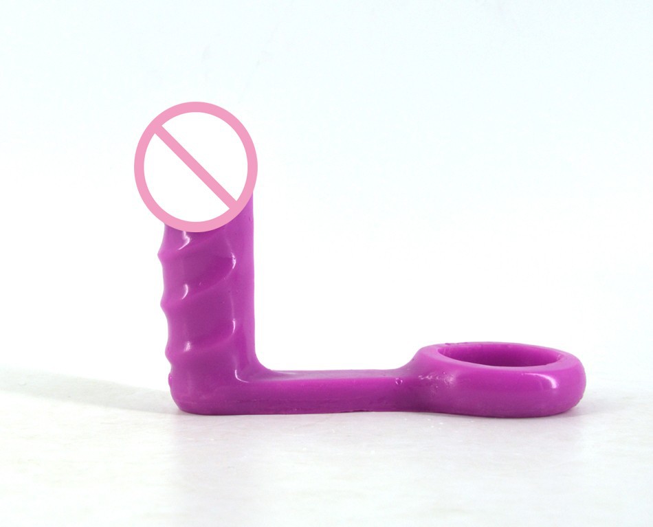 FAAK Female masturbation conjoined penis ring penis features hot new mini sex adult supplies anal plugs