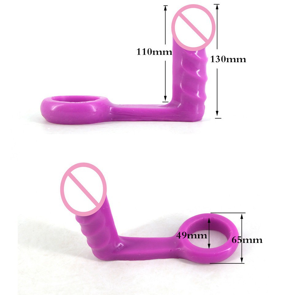 FAAK Female masturbation conjoined penis ring penis features hot new mini sex adult supplies anal plugs