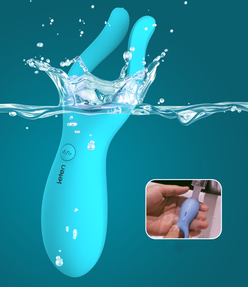 Multifunctional Vibrator Unisex Sex Toy Waterproof Adult Toys Clitoris Massager Masturbation - Blue