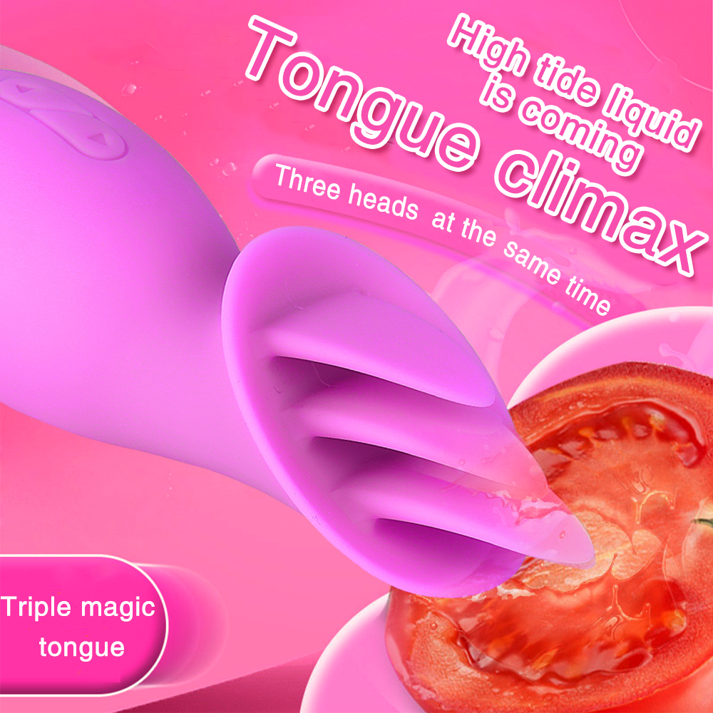 Tongue Licking Vibrators Female Masturbation Adult Toys Clit Vibrates Charge Sex Toy for Women