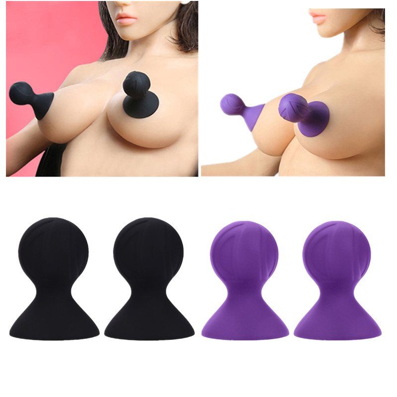 Silicone Female Breast Massage Nipples Sucker