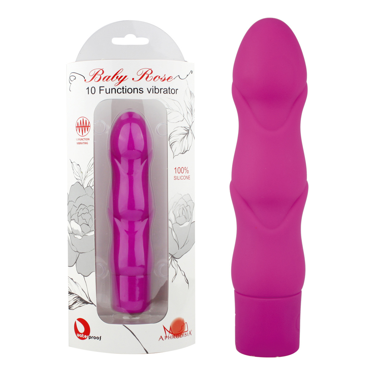 Aphrodisia Baby Rose 10 Mode Soft G Spot Vibrator