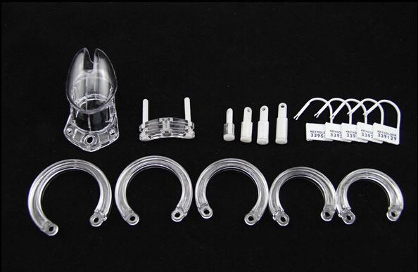 Breathable Male Chastity Cage Penis Locking Jail with Lock and Key