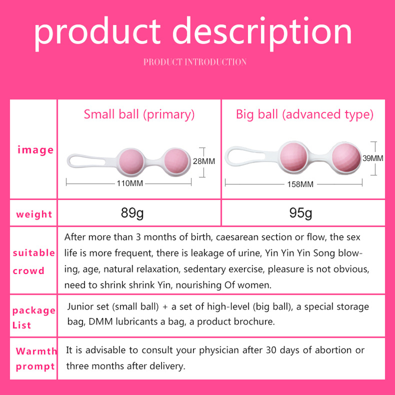 DMM Diamond Tighten Vagina Dumbbell Ball Exerciser Kegel Balls Sex Toys