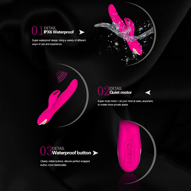 Y LOVE Sulcus Rotate G-Spot Vibrators 7 Vibrations Rechargeable