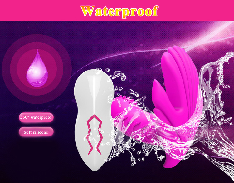 Double Motors Wearable Remote Control Vibrator