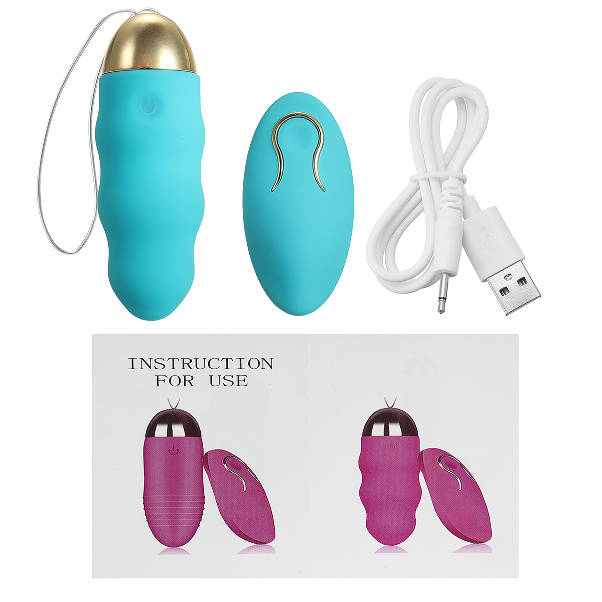 Bubble Egg Vibrators Remote Control 12 Vibration Mute Orgasm Clit Vibrating