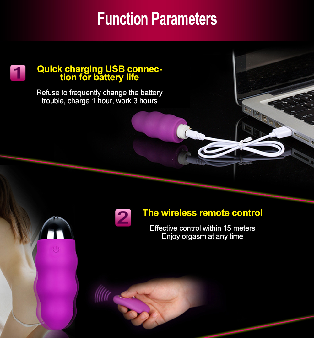 Bubble Egg Vibrators Remote Control 12 Vibration Mute Orgasm Clit Vibrating