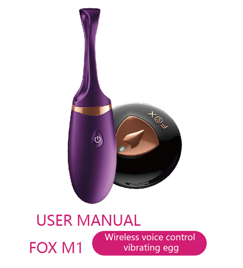 Fox Intelligent Voice Control Wireless Vibrators Remote Control