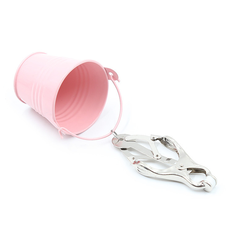 Mini Hanging Waterpot Pair Clover Nipple Clamp.