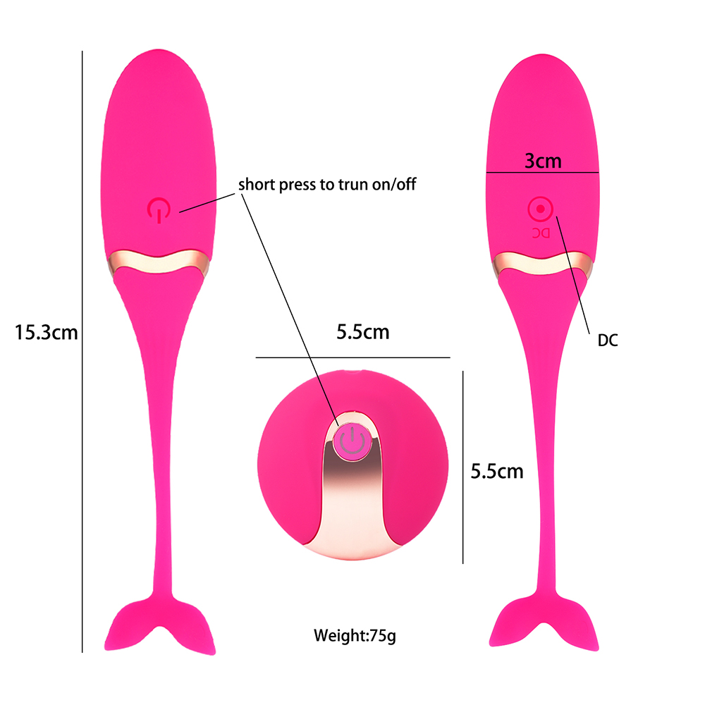 Silicone Love Egg Easy Control Vibrator Couples' Sex Toy By Nalone