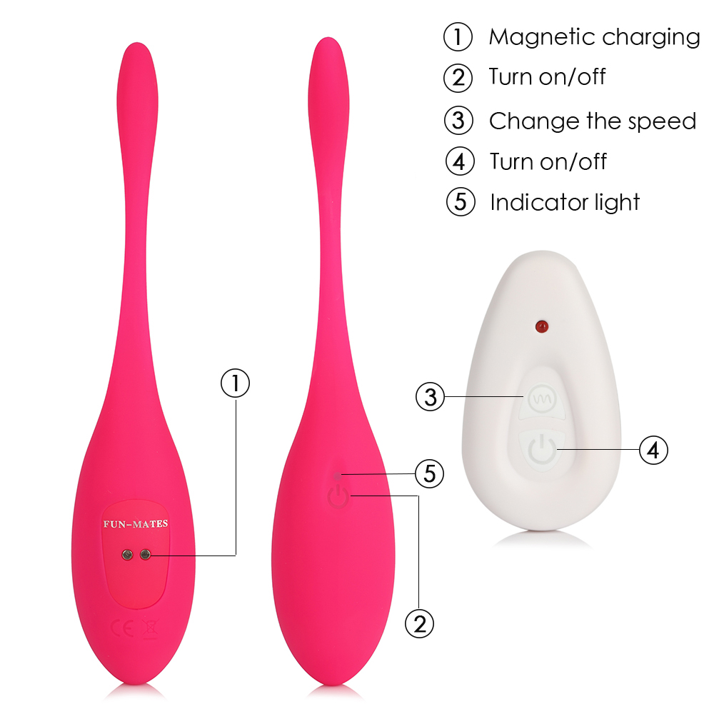 Silicone Love Egg Easy Control Vibrator Couples' Sex Toy By Nalone