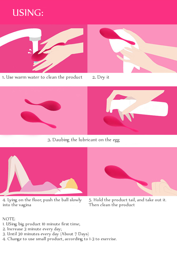 Vaginal Exercise Silicone Waterproof Tight Kegel Ball