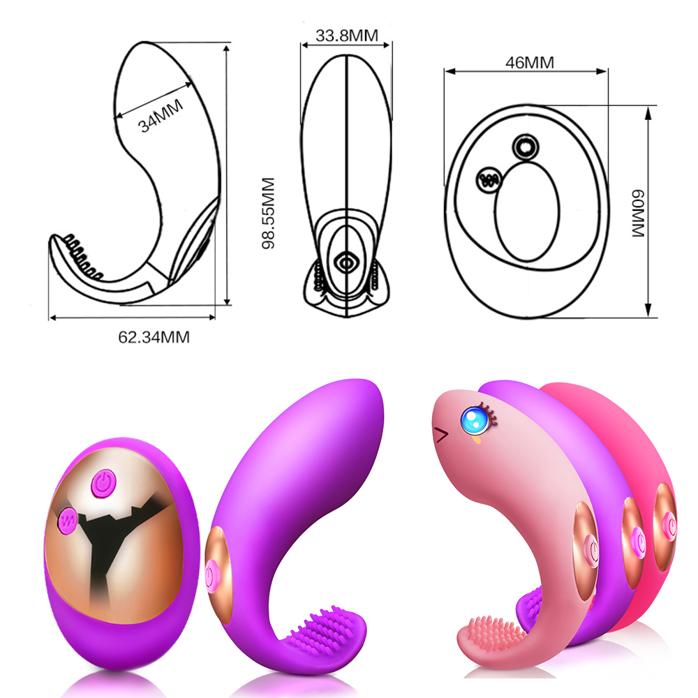 Man Nuo Remote Control Waterproof Vibrators Butterfly Panties Wearable Dildo