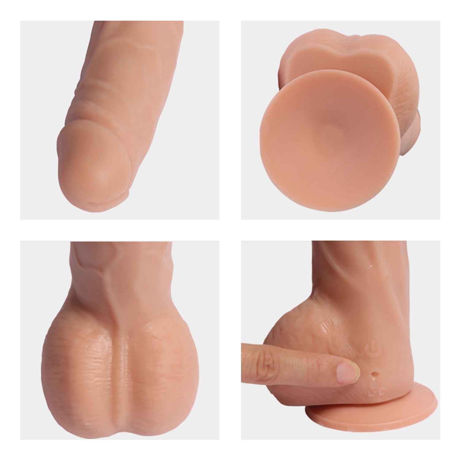 Realistic Huge Dildo Vibrator With Suction Cup Artificial Big Penis Dick Toys for Women Adults Soft Female Masturbator Massager