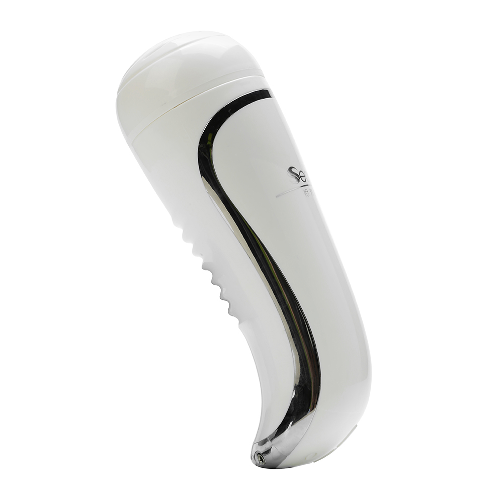 Intelligent Moaning Pussy Pocket Male Interactive Masturbators Rechargeable - White