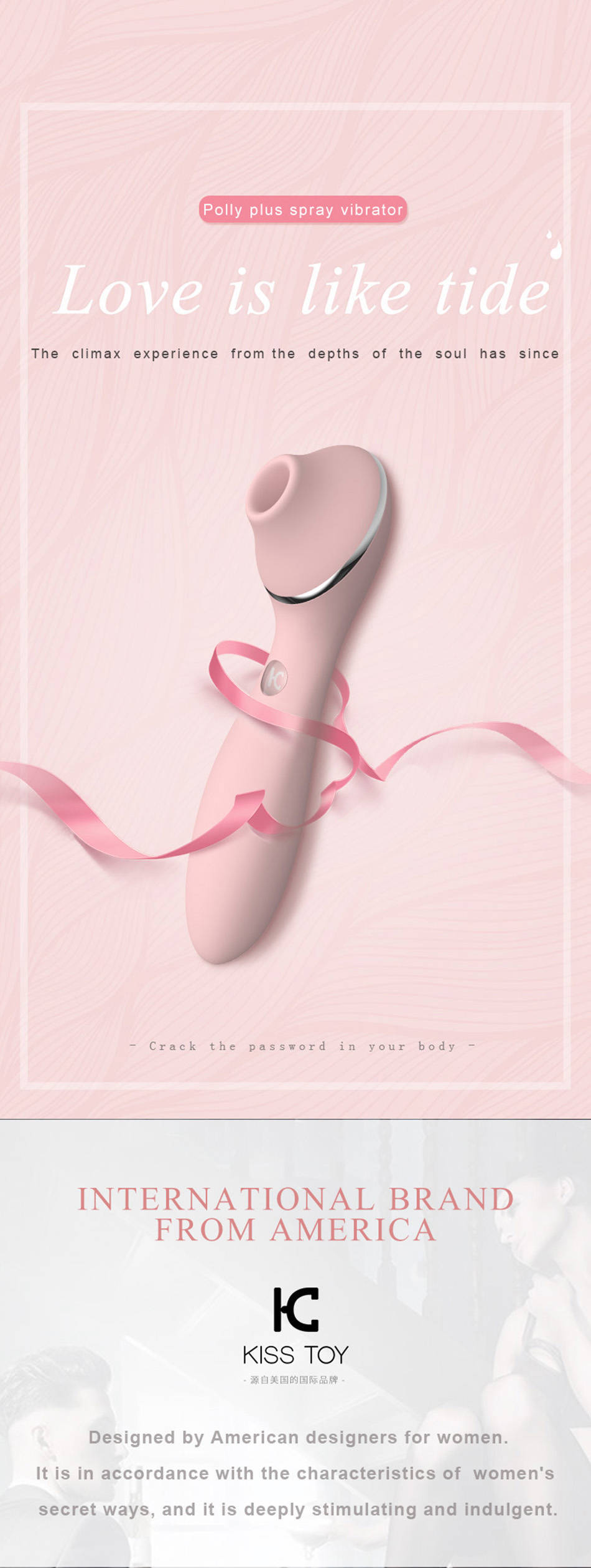 Kiss Toy Cunnilingus Clitoral Stimulator Automatic Sucking Body Massage