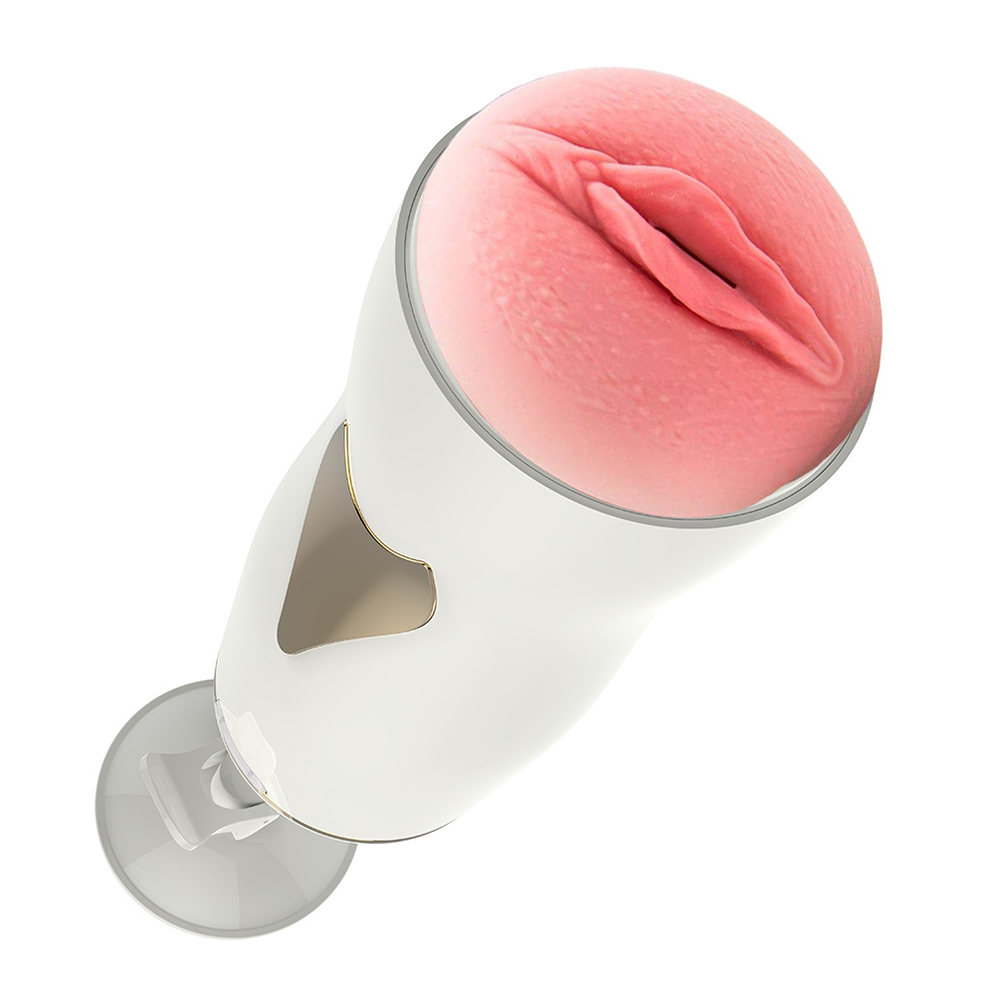 Fox Double Ended Rechargeable Male Masturbator Realistic Vagina and Mouth