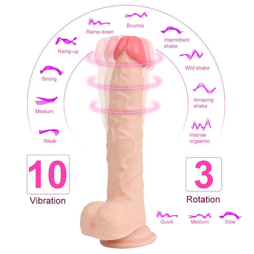 Simulated Penis Female Masturbation Sex Apparatus Massage Stick Masturbator G Spot Vibrator Dildo