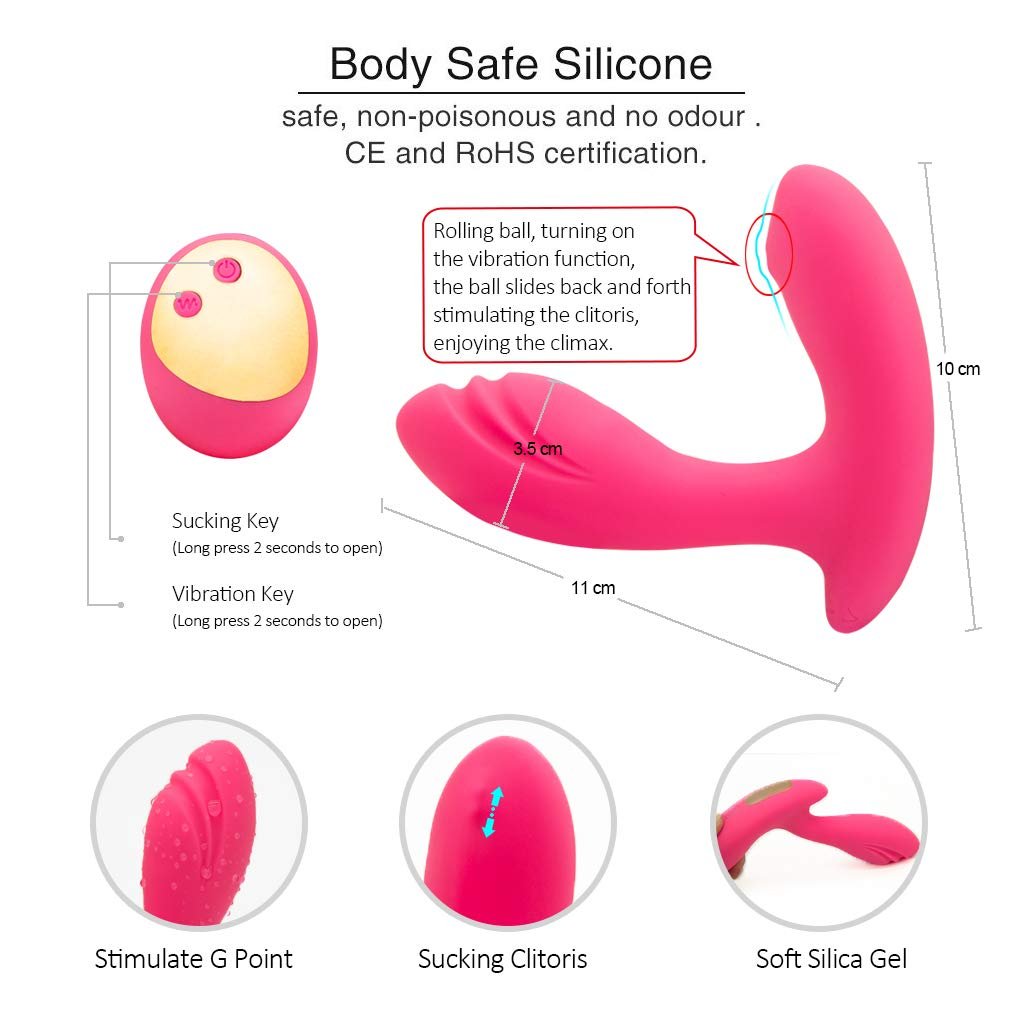 Wireless Remote Control Vibrator Clit Massage G Spot Female Masturbation