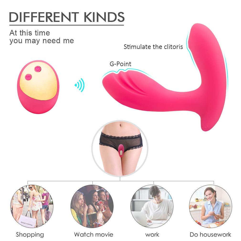 Wireless Remote Control Vibrator Clit Massage G Spot Female Masturbation