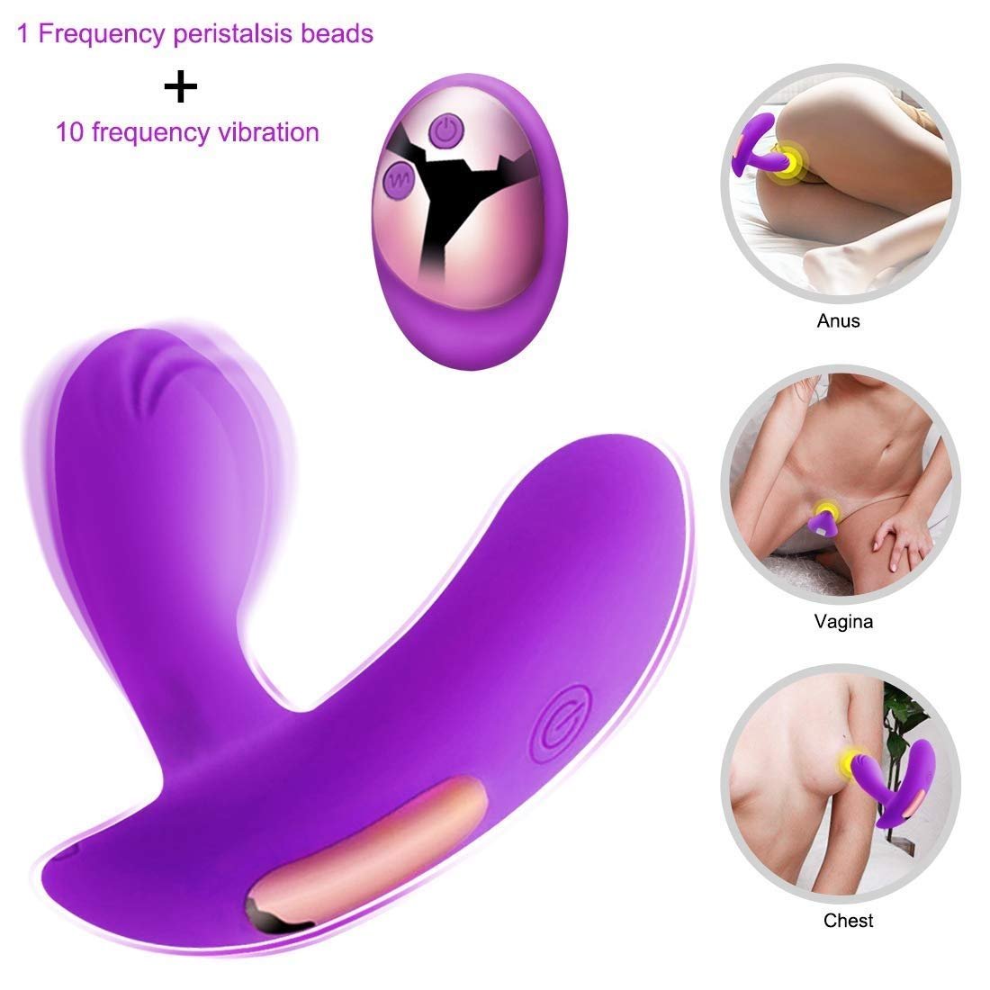 Wireless Remote Control Vibrator Clit Massage G Spot Female Masturbation