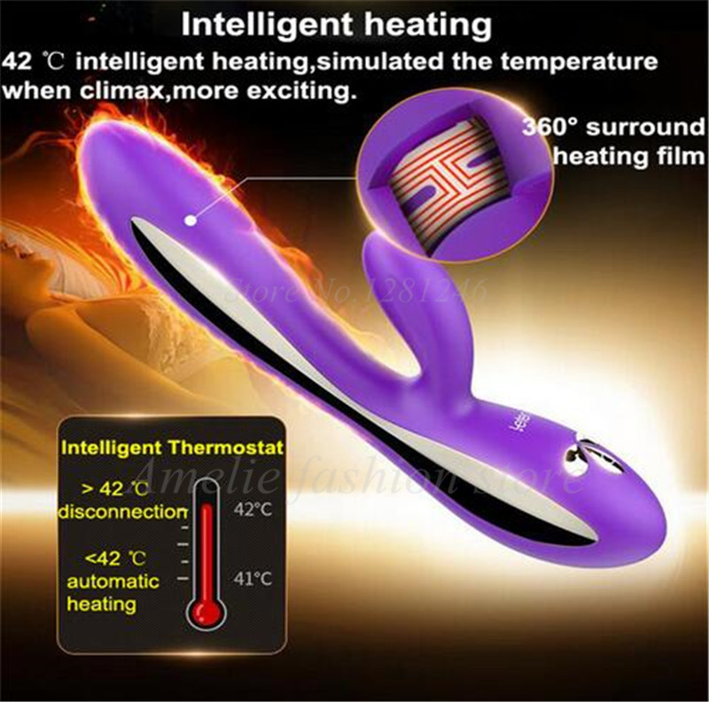 Leten Luxurious Magnetic Charging Base Rabbit Vibrator