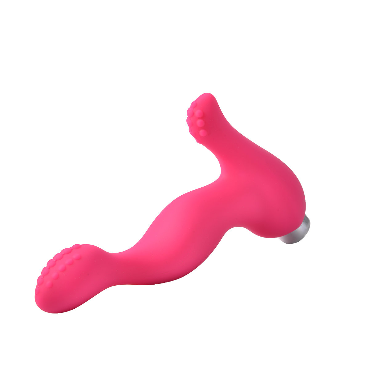 Easy Control Anal Toy Raised Particles Prostate Gland and Perineum Stimulation - Rose