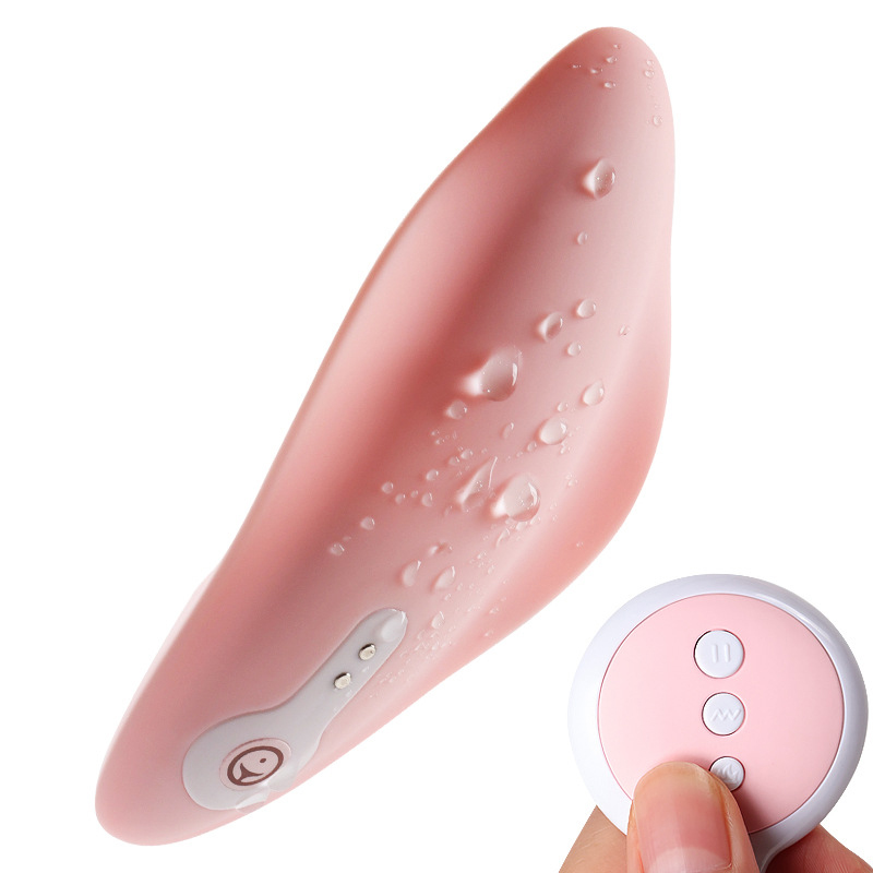 Wireless Remote Control Rechargeable Clit Stimulator Women Invisibly Wearable Vibrator - Pink