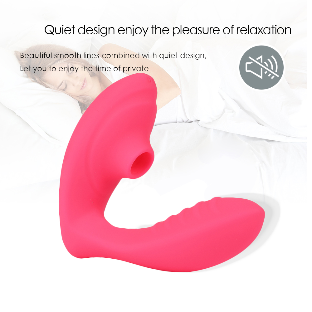 Wireless Clitoral Suction Vibrator Wearable Clit Sucker G Spot Massage Female Sex Toy - Purple