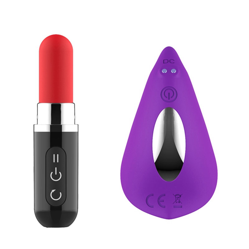 Lipstick Like Remote Control Vibrator Invisibly Wearable Clitoral Stimulator